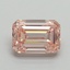 1.55 Ct. Fancy Intense Pink Emerald Lab Grown Diamond