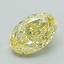1.01 Ct. Fancy Intense Yellow Oval Lab Grown Diamond