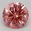 3.03 Ct. Fancy Vivid Pink Round Lab Grown Diamond