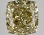 2.60 Ct. Fancy Intense Yellow Cushion Lab Grown Diamond