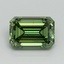3.05 Ct. Fancy Vivid Green Emerald Lab Grown Diamond