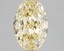 3.02 Ct. Fancy Vivid Yellow Oval Lab Grown Diamond