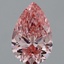 5.03 Ct. Fancy Vivid Pink Pear Lab Grown Diamond