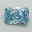 1.98 Ct. Fancy Vivid Blue Radiant Lab Grown Diamond