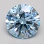 2.05 Ct. Fancy Blue Round Lab Grown Diamond