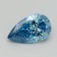 1.12 Ct. Fancy Vivid Blue Pear Lab Grown Diamond