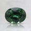 7x5.3mm Green Oval Montana Sapphire