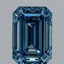 2.04 Ct. Fancy Vivid  Blue Emerald Lab Grown Diamond