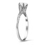 The Castlegrove Ring, smalltop view on a hand