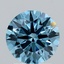 2.08 Ct. Fancy Vivid Blue Round Lab Grown Diamond