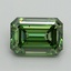 3.08 Ct. Fancy Vivid Green Emerald Lab Grown Diamond