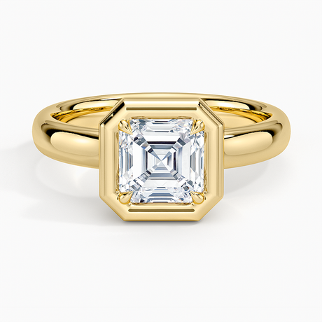 Andrea Bezel Prong Ring