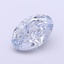 1.14 Ct. Fancy Intense  Blue Oval Lab Grown Diamond