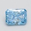 1.60 Ct. Fancy Vivid Blue Radiant Lab Grown Diamond