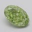 2.04 Ct. Fancy Vivid  Green Oval Lab Grown Diamond