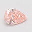 0.73 Ct. Fancy Vivid Pink Pear Lab Grown Diamond