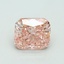 4.50 Ct. Fancy Vivid Pink Cushion Lab Grown Diamond