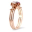 The Mariette Ring, smalltop view on a hand
