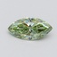 1.02 Ct. Fancy Vivid Green Marquise Lab Grown Diamond
