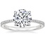 18K White Gold Luxe Everly Diamond Ring (1/3 ct. tw.), smalltop view