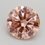 2.50 Ct. Fancy Intense Pink Round Lab Grown Diamond