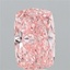 8.28 Ct. Fancy Vivid Pink Cushion Lab Grown Diamond