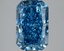3.01 Ct. Fancy Vivid Blue Radiant Lab Grown Diamond