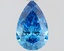 1.01 Ct. Fancy Vivid Blue Pear Lab Grown Diamond