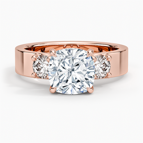 14K Rose Gold Peyton Three Stone Diamond Ring (1/2 ct. tw.)