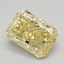 1.01 Ct. Fancy Vivid Yellow Radiant Lab Grown Diamond