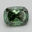 1.96 Ct. Fancy Vivid  Green Cushion Lab Grown Diamond