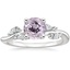 18K White Gold Arden Diamond Ring, smalltop view