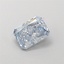 1.0 Ct. Fancy Blue Radiant Lab Grown Diamond