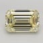 2.09 Ct. Fancy Light Yellow Emerald Lab Grown Diamond