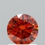 1.00 Ct. Fancy Brownish Orange Round Lab Grown Diamond