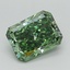 2.40 Ct. Fancy Vivid  Green Radiant Lab Grown Diamond