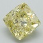3.29 Ct. Fancy Intense Yellow Cushion Lab Grown Diamond
