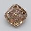 0.73 Ct. Light  Brown Cushion Lab Grown Diamond