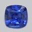6.8mm  Blue  Cushion   Sapphire