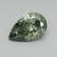 2.10 Ct. Fancy Vivid Green Pear Lab Grown Diamond