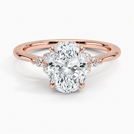 14K Rose Gold Melody Diamond Ring