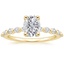 18K Yellow Gold Marseille Half Coverage Diamond Ring (1/4 ct. tw.), smalltop view