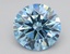 2.80 Ct. Fancy Vivid Blue Round Lab Grown Diamond