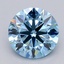 1.00 Ct. Fancy Vivid  Blue Round Lab Grown Diamond