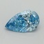 5.01 Ct. Fancy Vivid Blue Pear Lab Grown Diamond