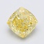 1.56 Ct. Fancy Intense  Yellow Cushion Lab Grown Diamond