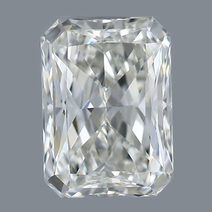 Radiant diamond — real photo