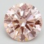 2.54 Ct. Fancy Intense Pink Round Lab Grown Diamond