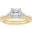 18K Yellow Gold Melody Diamond Ring with Luxe Ballad Diamond Ring (1/4 ct. tw.)