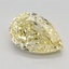 2.08 Ct. Fancy Intense Yellow Pear Lab Grown Diamond